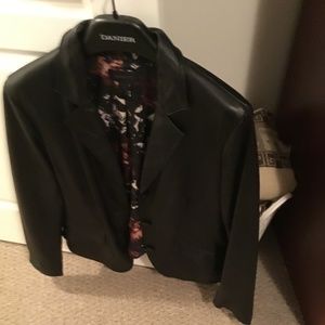 Danier Leather Jacket, colour Black